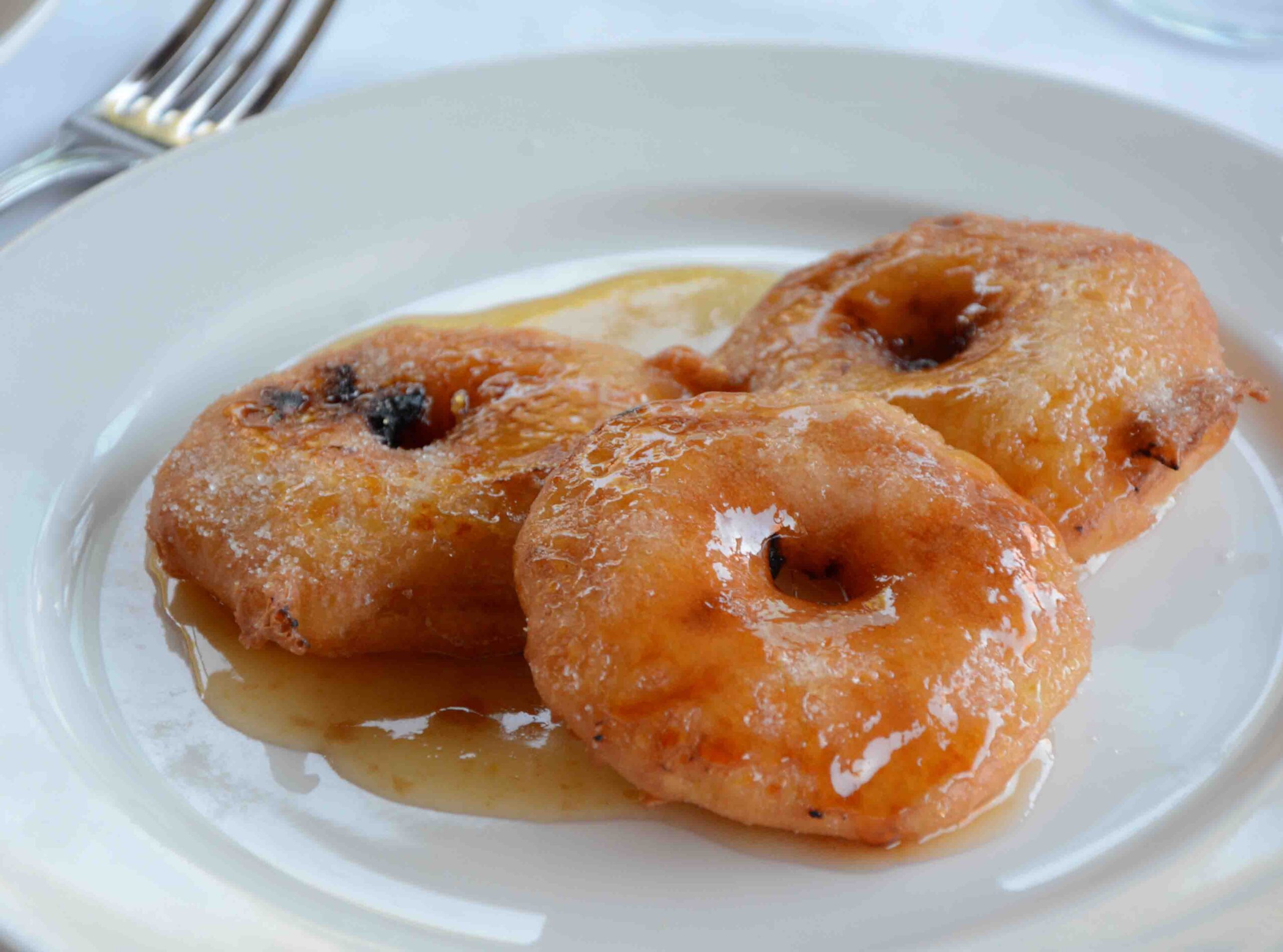 Buñuelos de manzana caseros, 